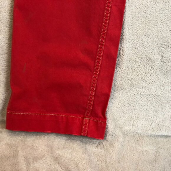 Robert Graham Mens Pants 40x35 Red Slim Fit Jeano Style Cotton Casual Trousers - Picture 9 of 16